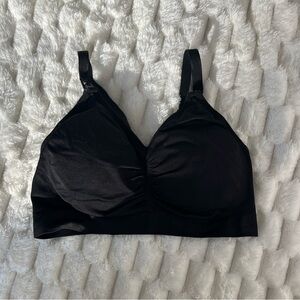 Motherhood Maternity Soft Black Nursing Bra